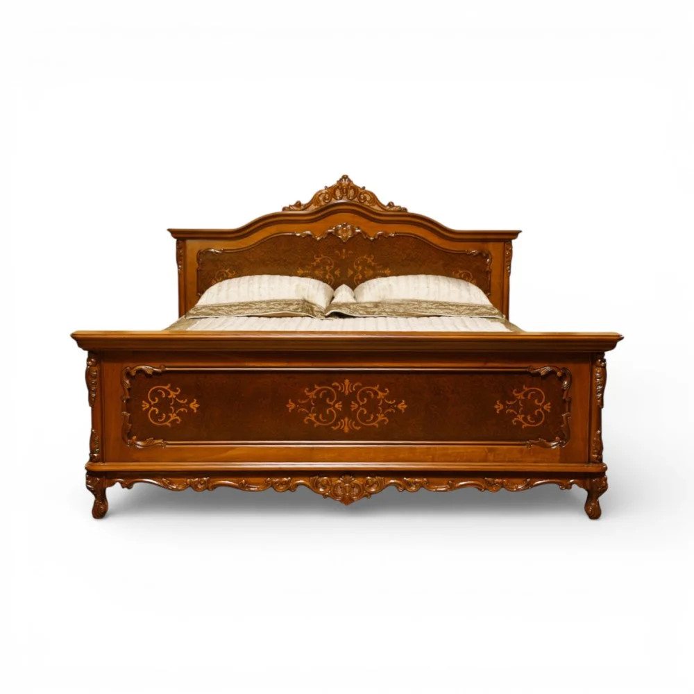 Rustikálna posteľ 1400 Cleopatra